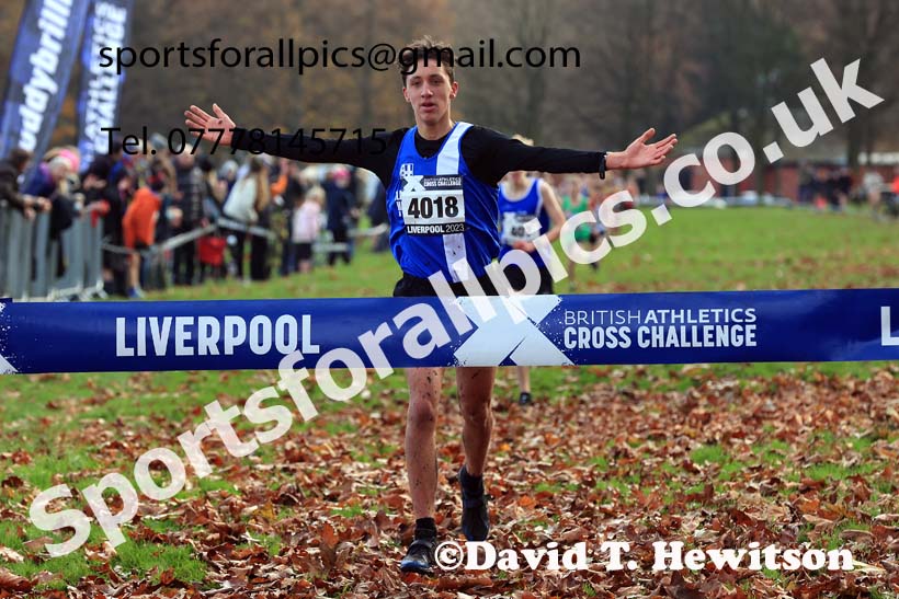 Boys Under-13s, 2023 British Athletics Cross Challenge, Sefton Park, Liverpool. Photo: David T. Hewitson/Sports for All Pics